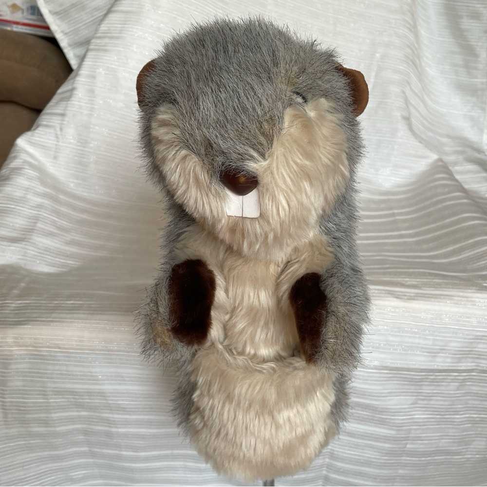 Daphne Gopher 16" Plush Faux Fur Golf Club Head Cover Driver Pocket Caddie Shack